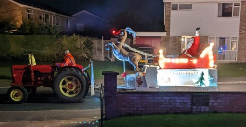 Santa will be out and about in Street and Glastonbury over the next few weeks in the run-up to the big day.