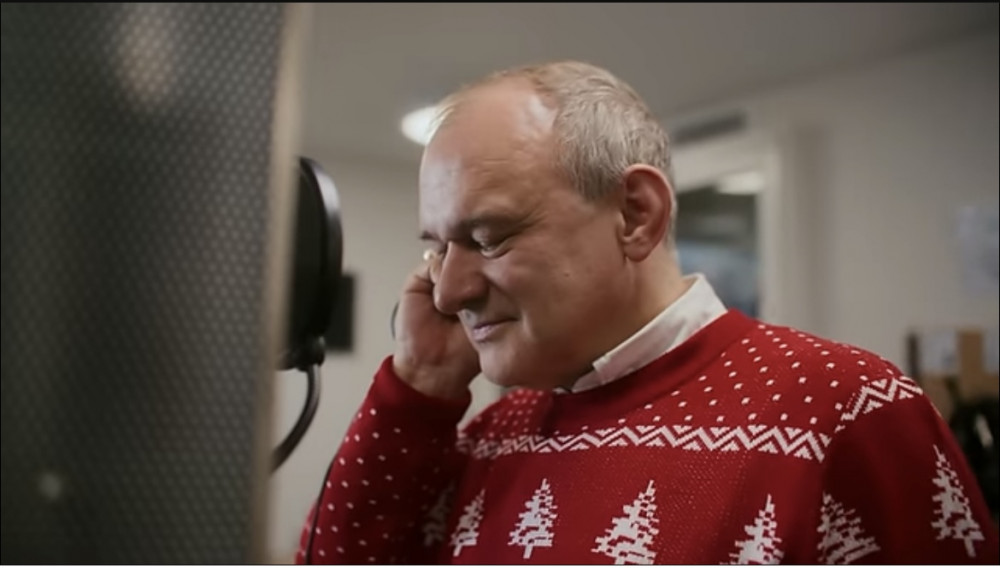 Kingston and Surbiton MP and leader of the Liberal Democrats, Ed Davey, was a carer for his mum when he was younger (Credit: Screenshot from 'Love is Enough' on YouTube)