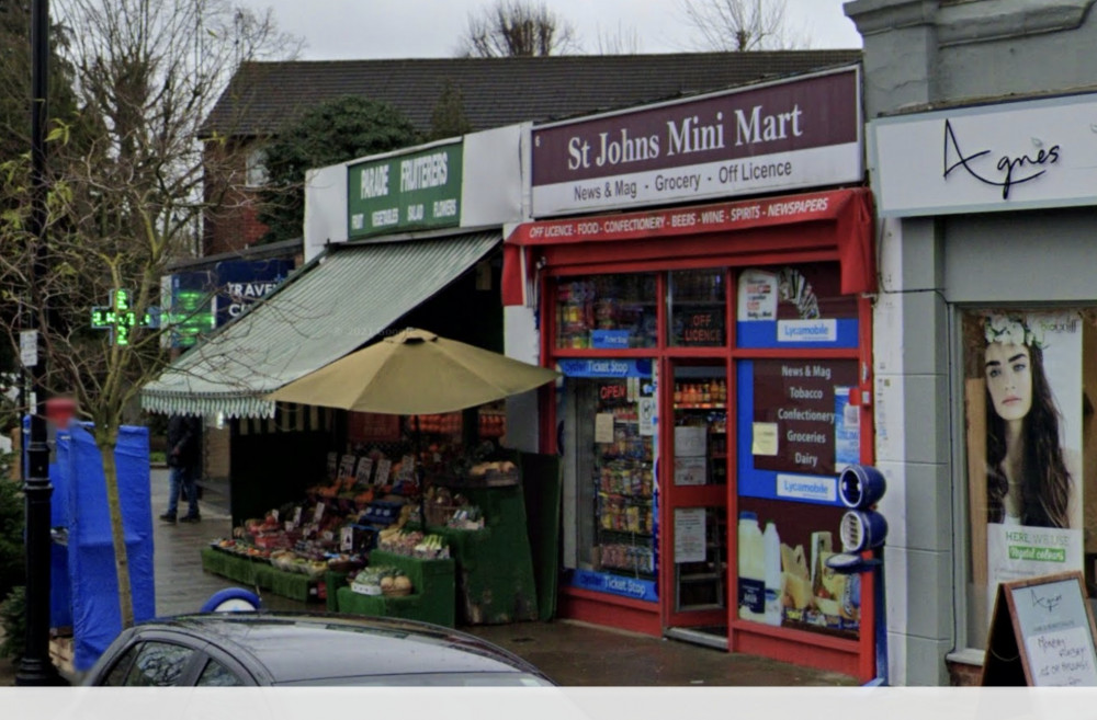 St John's Mini Mart, Ealing has had it licence suspended for three months (image via Google Maps)