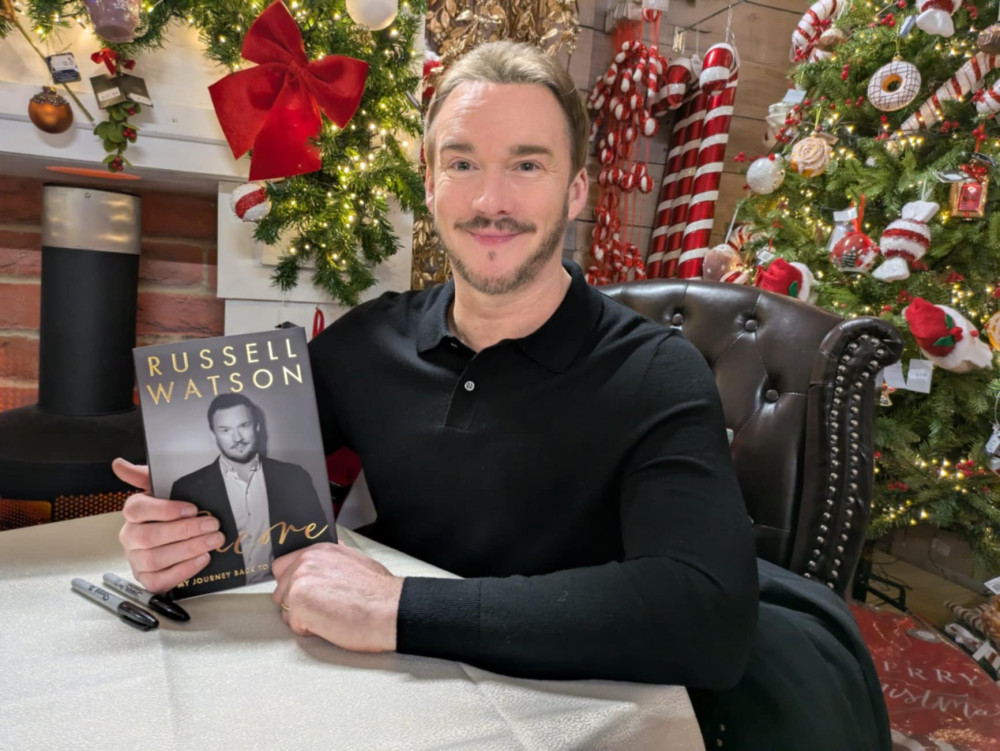 English tenor gave his predictions for "I'm a Celebrity" at his book signings. (Photo: Nub News) 