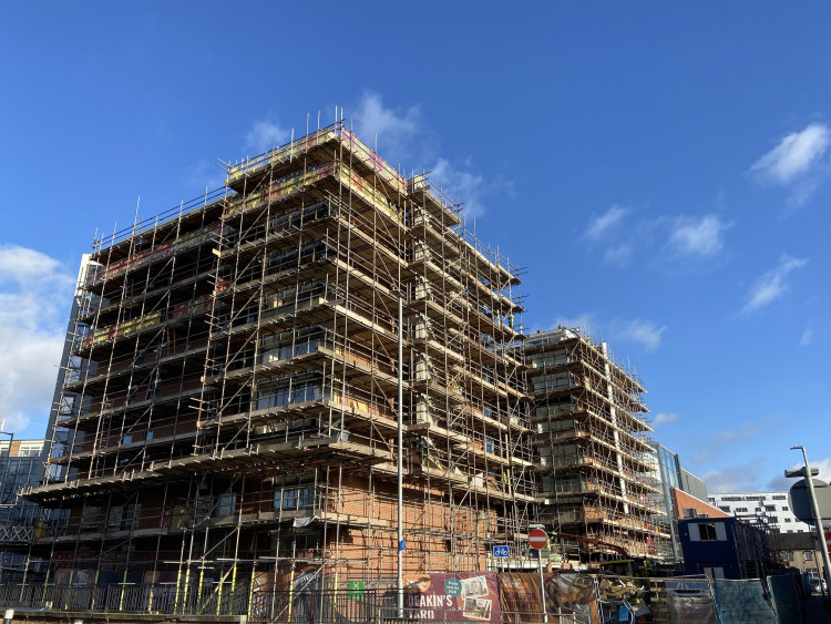 Deakin's Yard, Newcastle, was due to open this year but has been delayed due to construction work (LDRS).