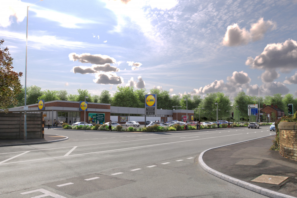 The application was due to be decided at a planning meeting on December - however, Lidl submitted new information just before, so the decision was pushed back (Image - Lidl)