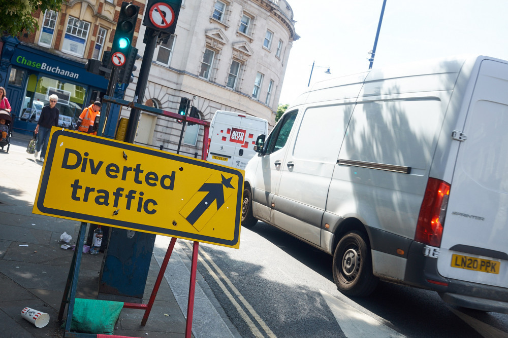 There's a few roadworks happening in and around Twickenham (Credit: Nub News)