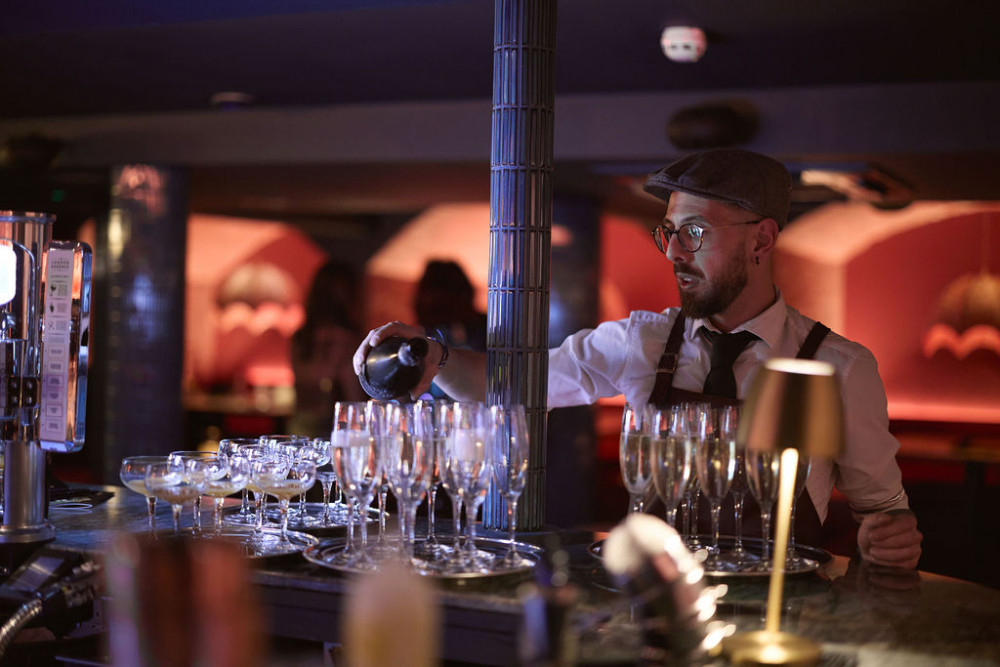 Hush is a "vibrant and welcoming" speakeasy-inspired underground bar (Photo by Warwick Photography Studio) Hush is a "vibrant and welcoming" speakeasy-inspired underground bar (Photo by Warwick Photography Studio)