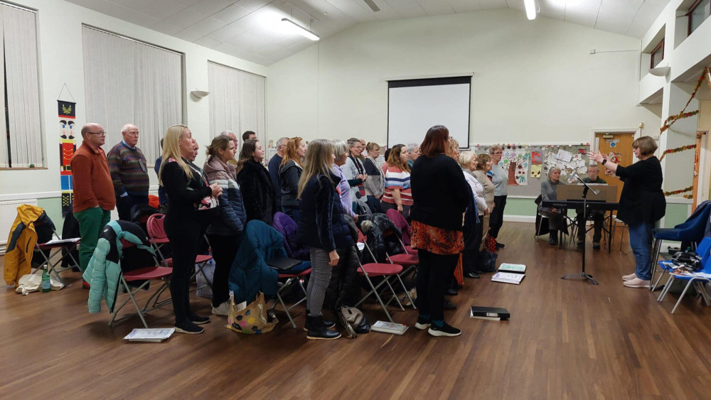 Chester Operatic Society rehearsing for their upcoming concerts (Image via: Ann Marie McMahon)