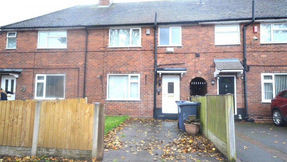 This three-bedroom home in Newcastle-under-Lyme is available for rent for £775 pcm (Stephenson Browne).