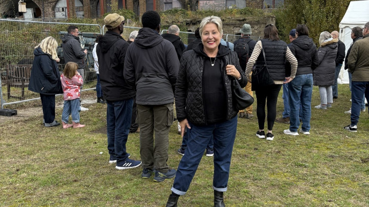 Cllr Valerie Morris-Cook at one of the the fort open days. 
