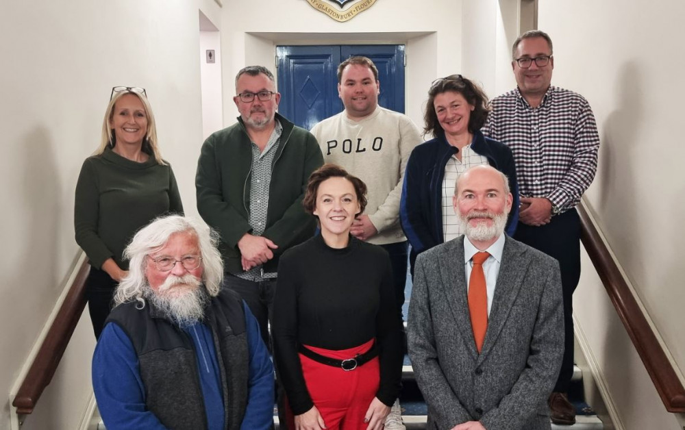 Representatives from various organisations at a recent St Dunstan’s House Strategic Working Group meeting, with other representatives joining online