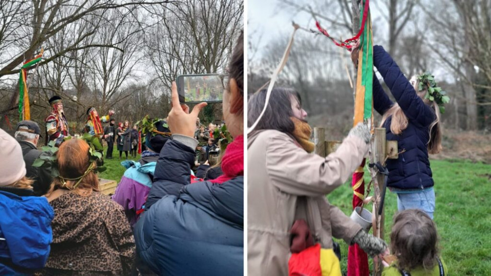 The 2024 wassail (image via Frome Town Council)