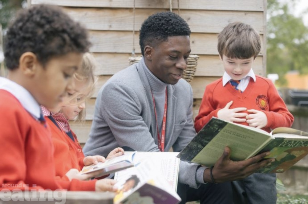 Craig Ross became the headteacher of St Gregory's Primary exactly 30 years after starting as a pupil aged 5 (credit: Ealing Council).