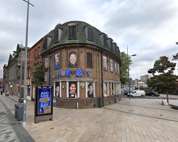 A vacant bar in Hanley could become a new coffee shop and eight self-contained apartments (Google).