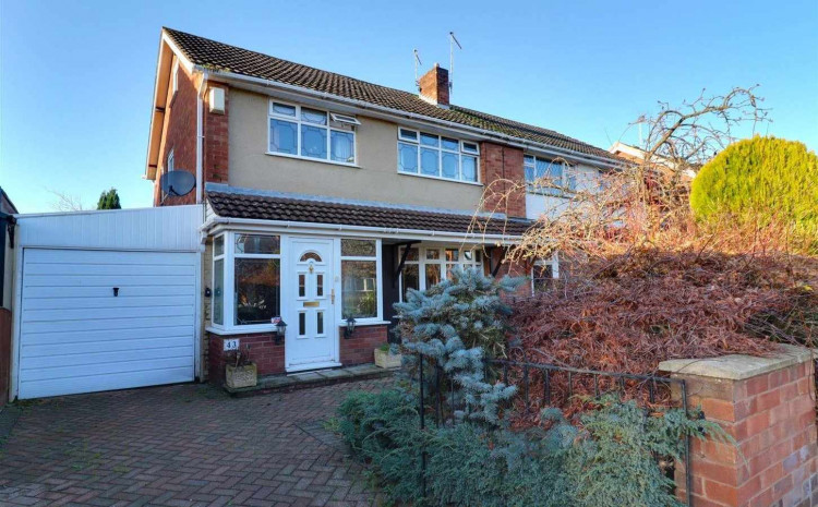 The three-bed property on Birch Avenue, Crewe, with a home sauna and overground swimming pool (Stephenson Browne).