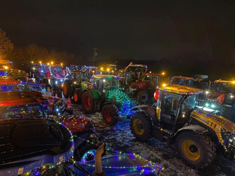The route has been confirmed for The Warwickshire Federation of Young Farmers' Clubs Tractor Run 2024 (image supplied)