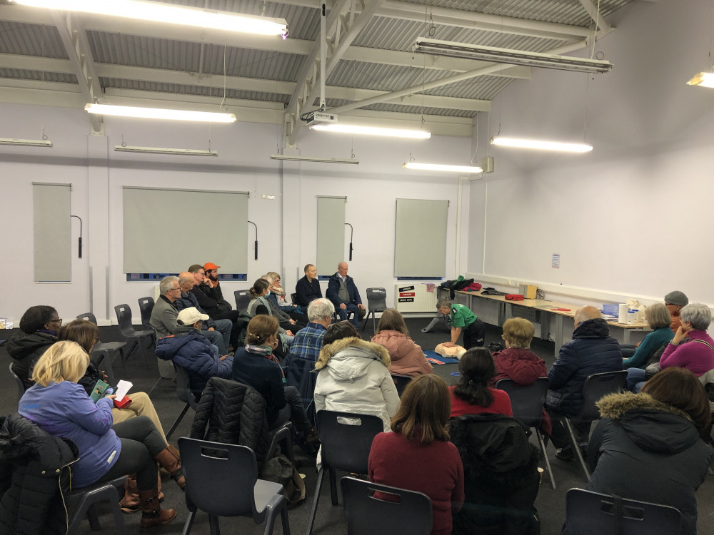 The AED/CPR training sessions are often held in church halls or community halls in Old Malden (Credit: Cllr Mike Massimi) The AED/CPR training sessions are often held in church halls or community halls in Old Malden (Credit: Cllr Mike Massimi)