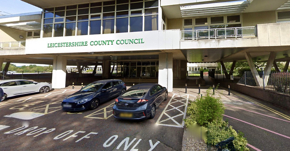 County Hall in Glenfield. Photo: Instantstreetview.com