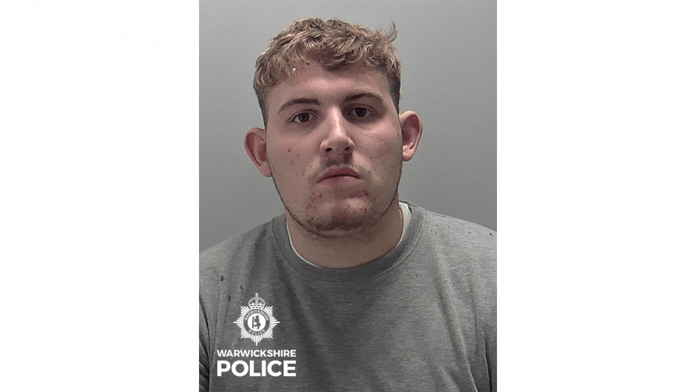 Kyle Kapoor has been jailed for two-and-a-half years (image via Warwickshire Police)