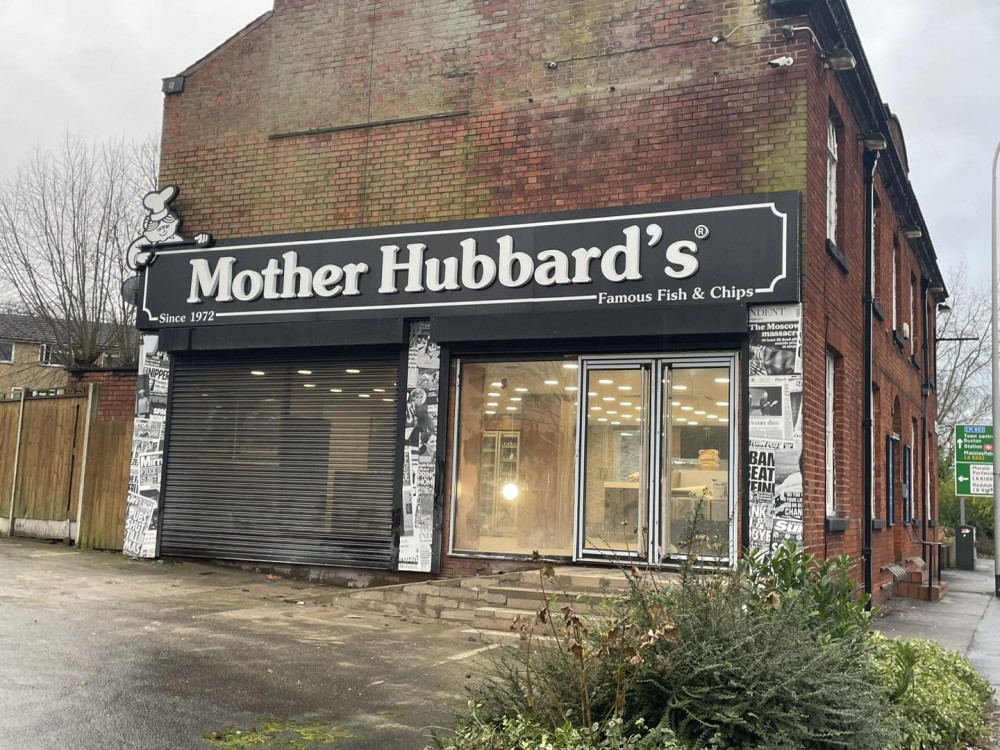 A new Mother Hubbard's fish and chip shop is opening near Heaton Norris, just outside Stockport town centre, along Wellington Road North (Image - Alasdair Perry)