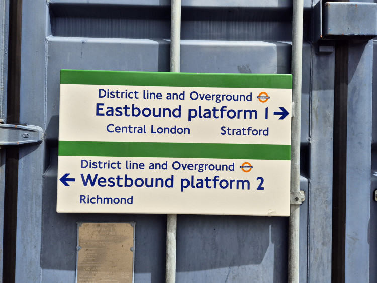 One of the signs include an Overground line sign which TfL is now called Mildmay line (credit: TfL).