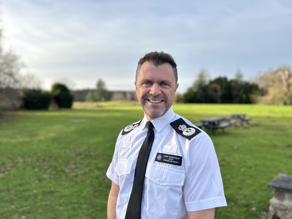 DCC Alex Franklin-Smith has been serving as interim Chief Constable since September 2024 (image via Warwickshire PCC office)