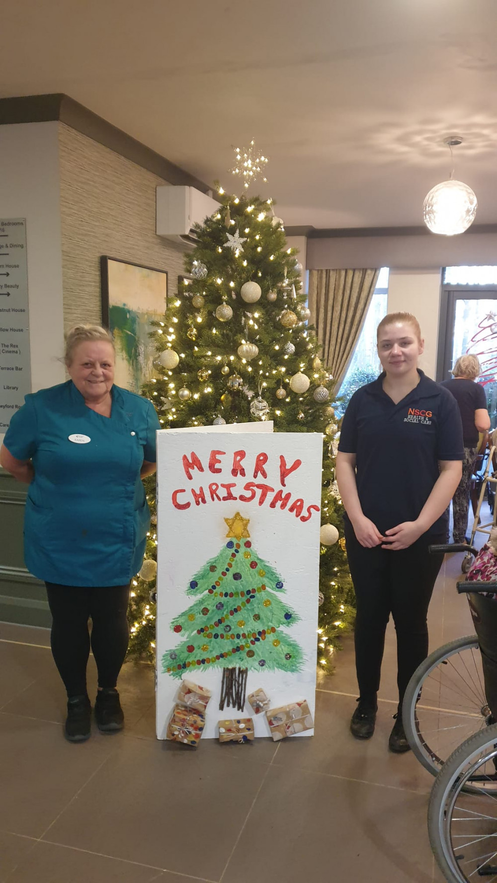 Staff at Lovett Care's Twyford House Care Home in Alsager are helping residents enjoy an action-packed Christmas! (Photo: Lovett Care)