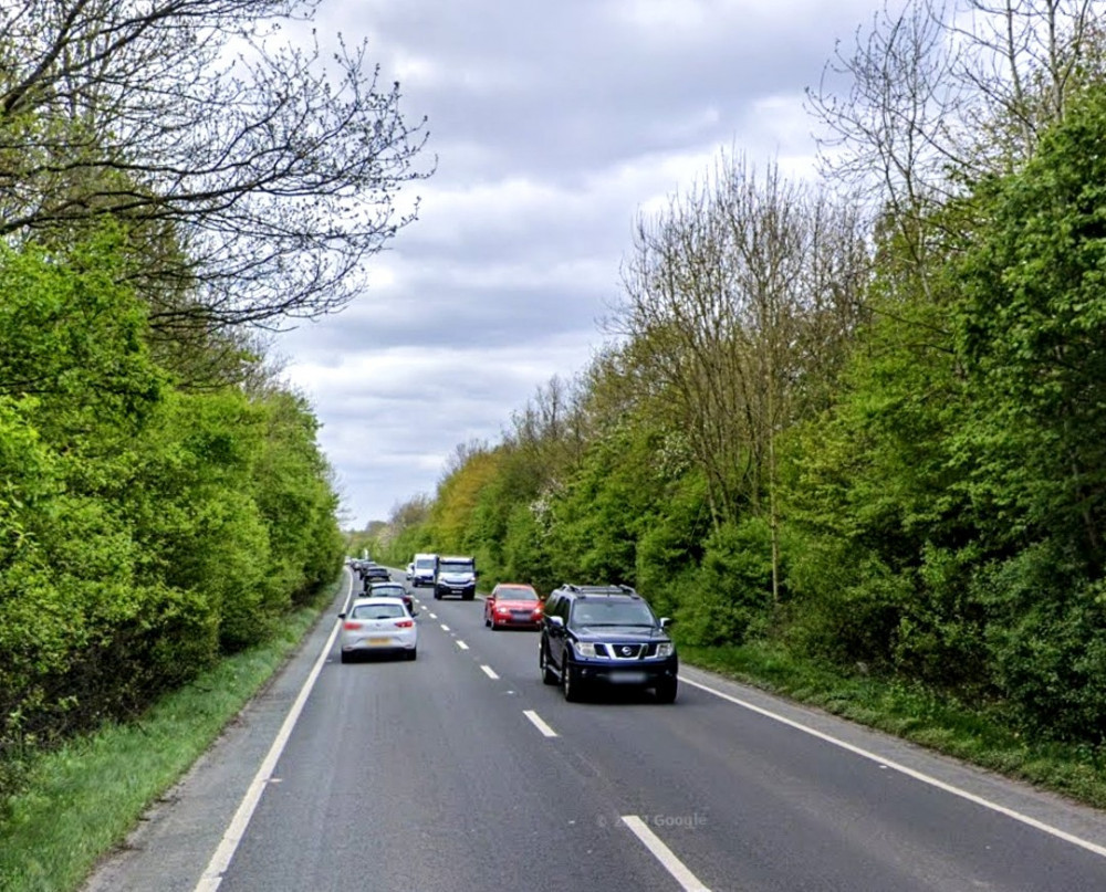 Shortly a 11.45am on Monday 16 December, police were called to reports of a serious collision on the A534 Haslington Bypass (Google).