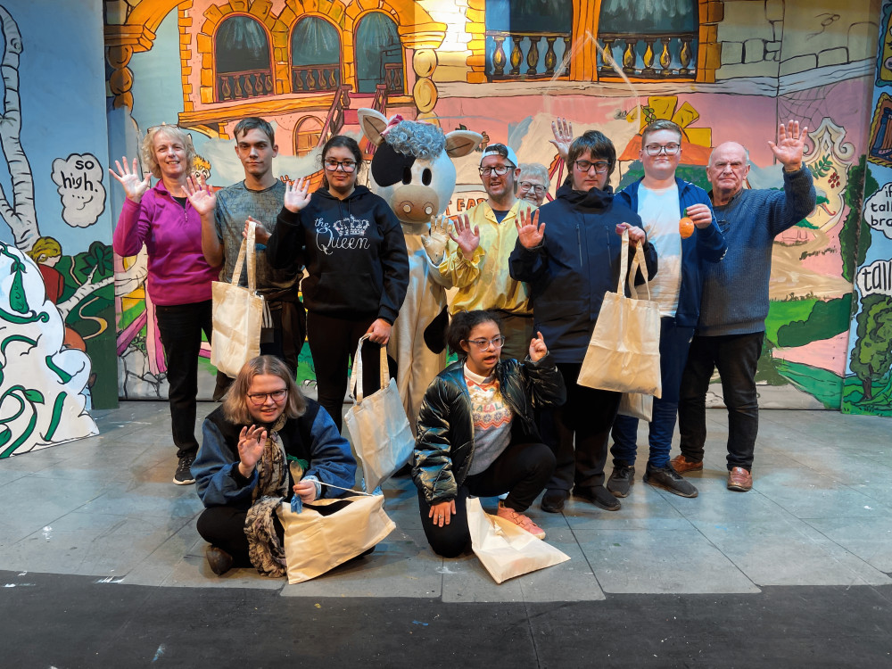 Students from Baginton Fields Academy visited Kenilworth's Talisman Theatre (image via Talisman Theatre)