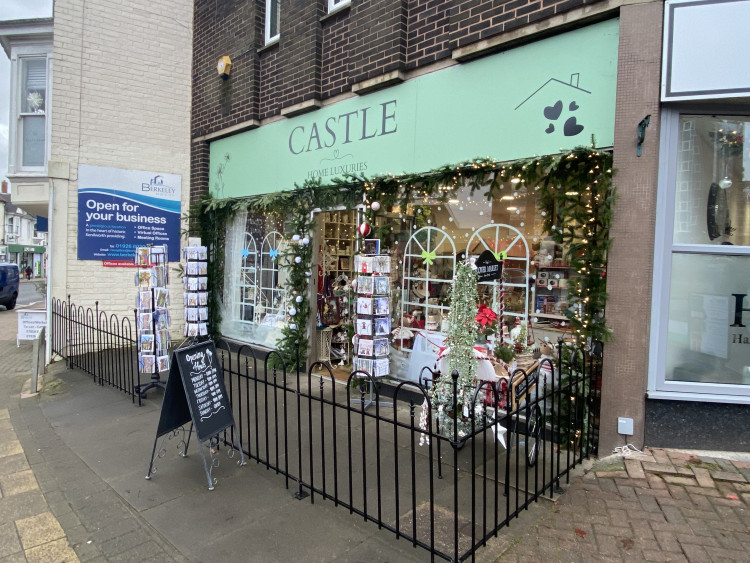 Castle Home Luxuries has been transformed for Christmas (image by Nub News)