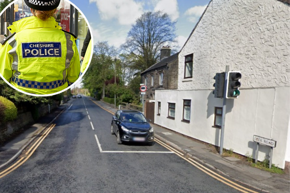 Police are investigating a burglary on Leek Road in Congleton