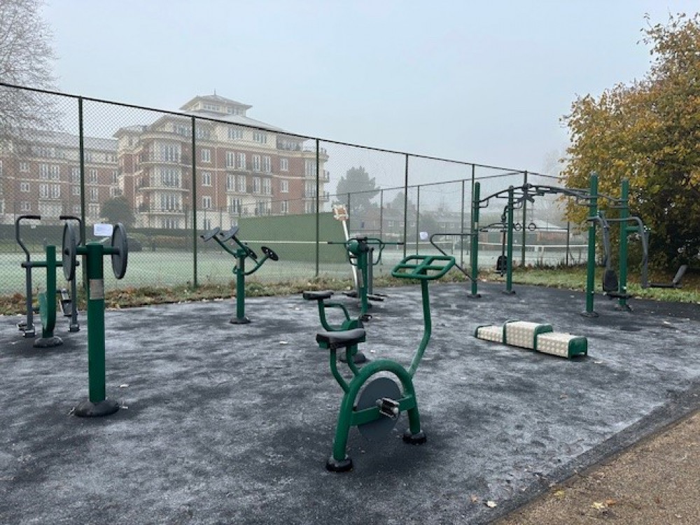 A similar outdoor gym recently installed by the council in Twickenham (credit: Richmond Council).