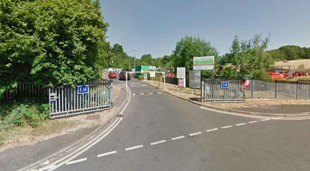 Cherry Orchard Recycling Centre in Kenilworth (image via Google Maps)