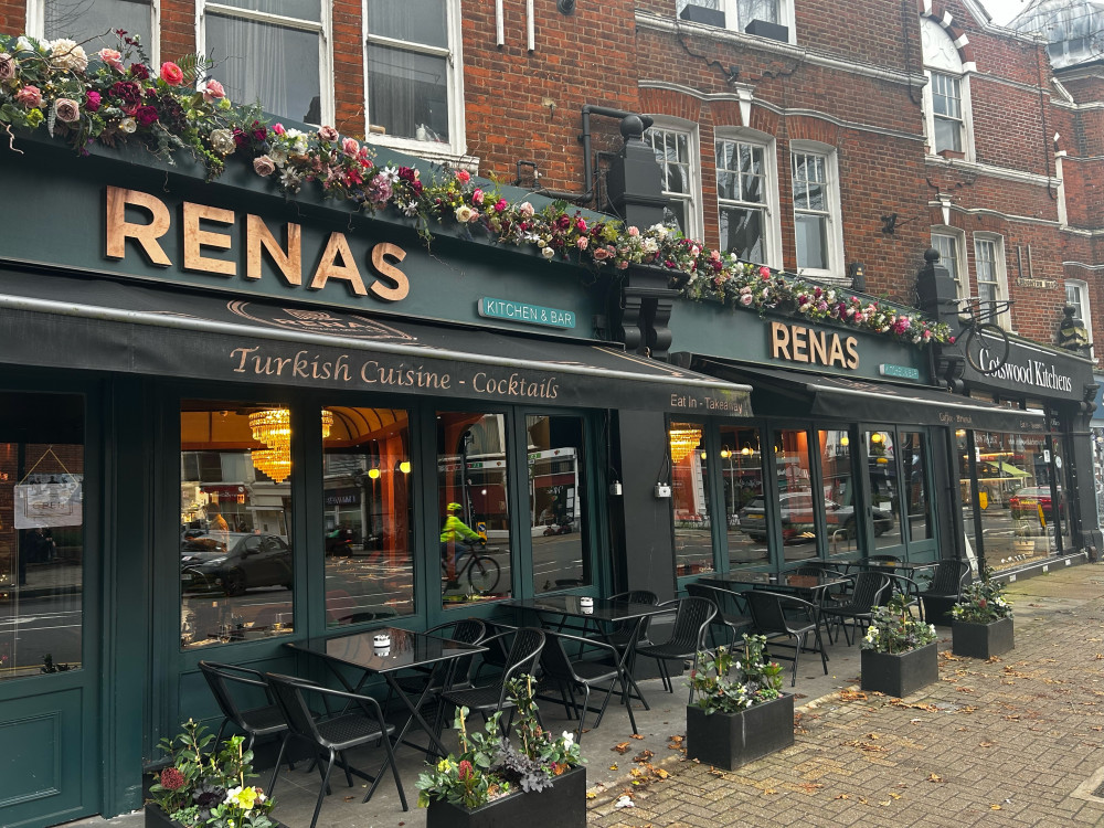 Renas ia located at 7-9 Brighton Road, Surbiton (Credit: Tilly O'Brien)