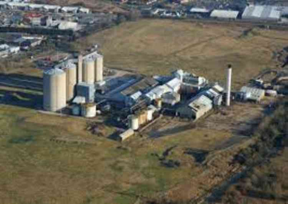 Sproughton sugar beet site before it was redeveloped