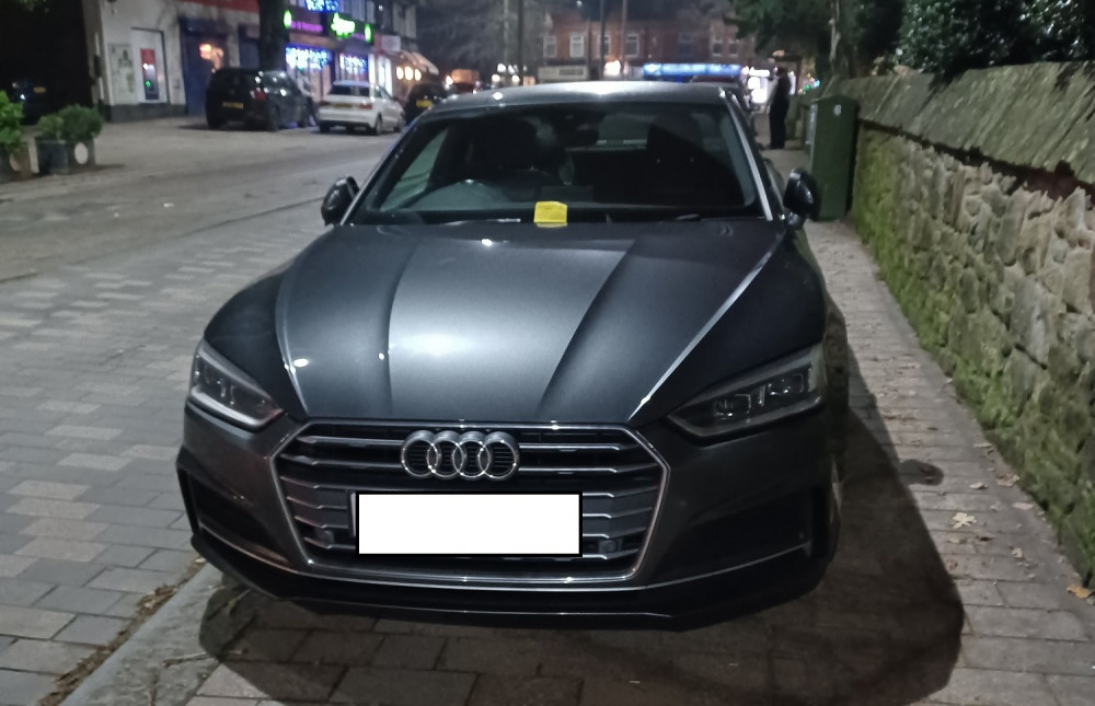 Officers from Cheshire Police have cracked down on 'inconsiderate parking' around Poynton village centre (Image - Cheshire Police)