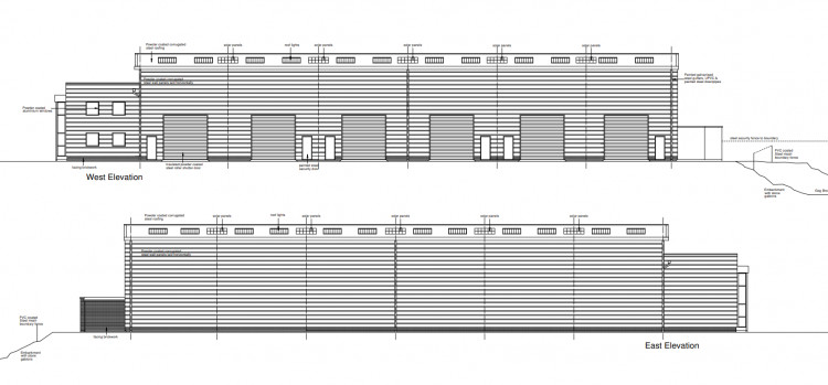 Drawings of the changes at Warwick Motor Hub (image via planning application)