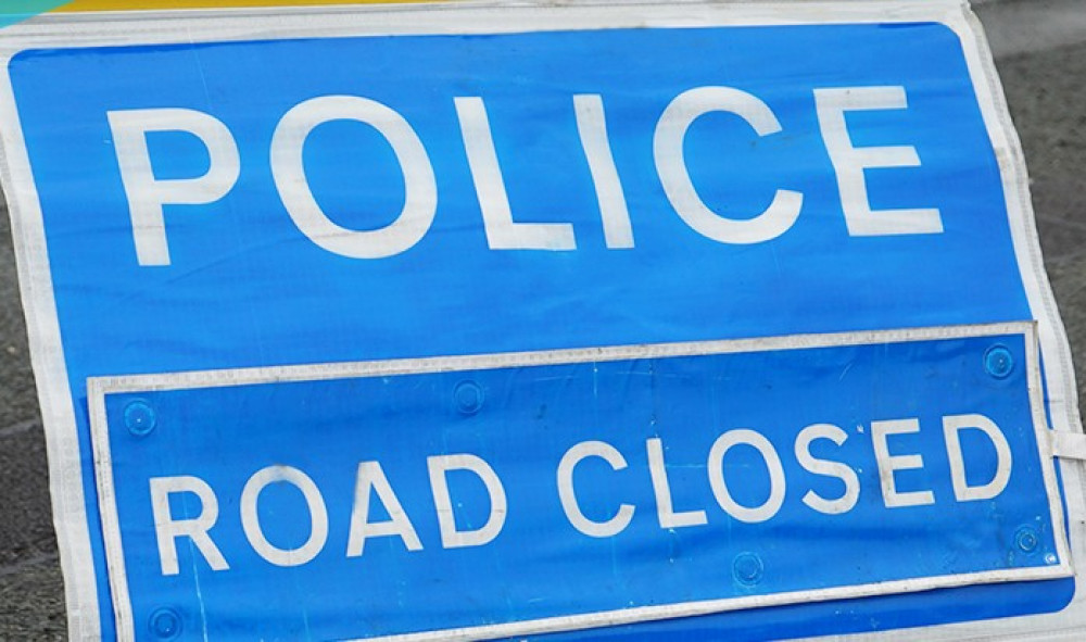 The A536 Congleton Bypass is currently shut (Credit: Congleton Police)