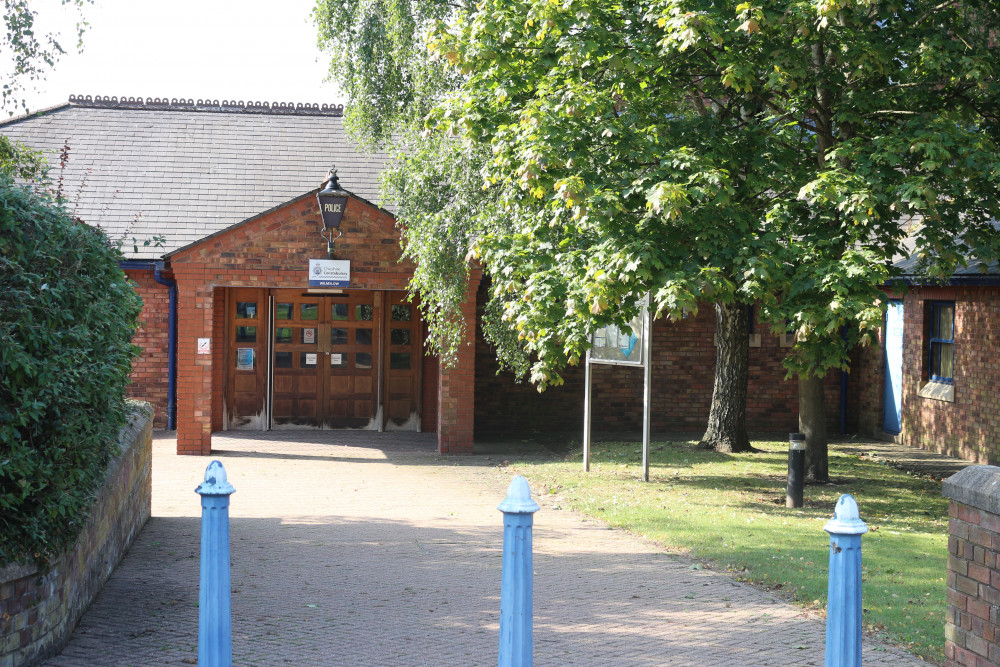 Police appeal for information after the police station in Wilmslow was damaged during an incident (Wilmslow Nub News).