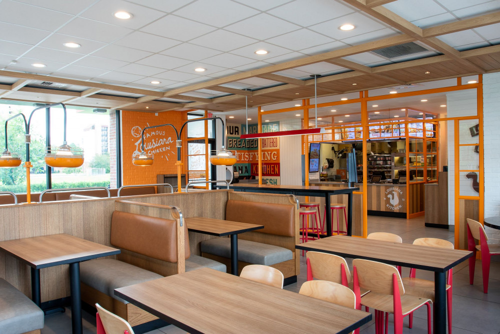 A stock image of a Popeyes restaurant (credit: Popeyes Louisiana Kitchen).