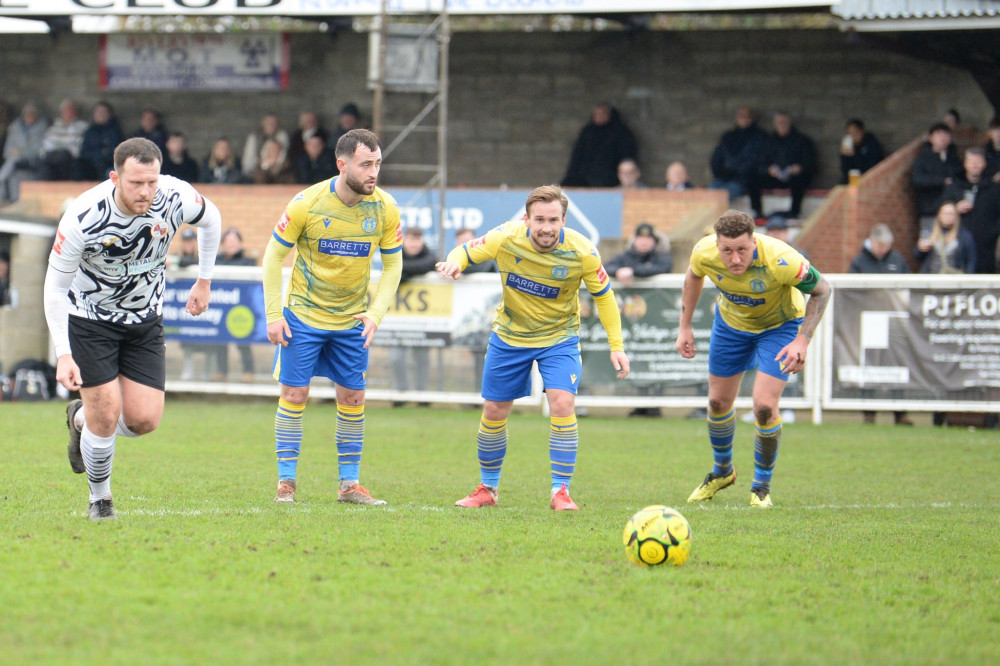 Jordan Clark scored what proved to be the match-winning penalty. 