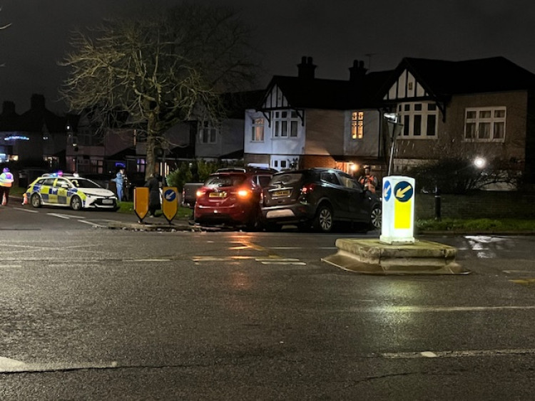 The latest crash at the junction.