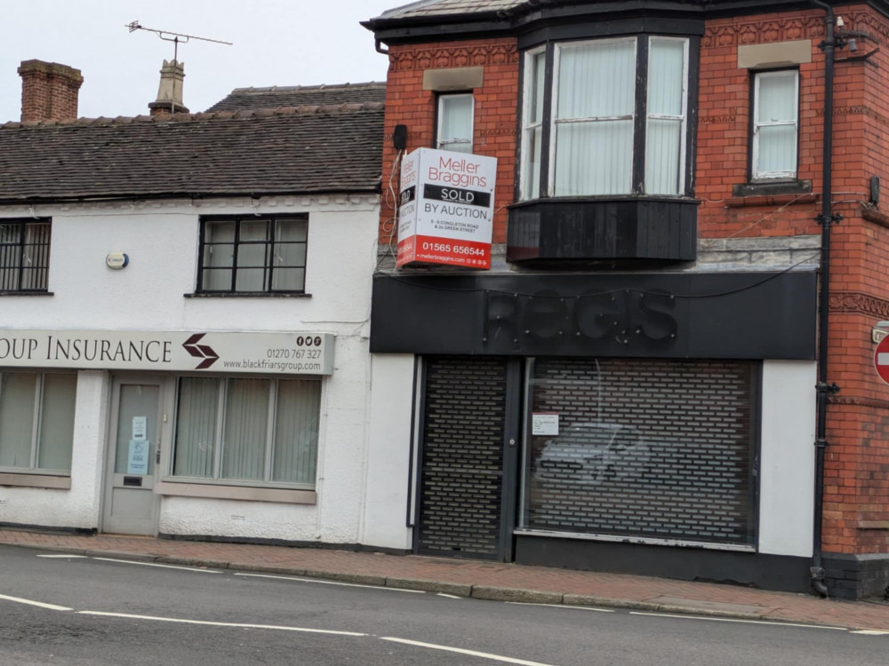 A retail unit in Sandbach town centre which was up for auction has now been sold. (Photo: Nub News)