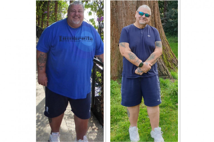 David Burvill lost 11 1/2 stone after joining Ealing Slimming World (credit: Image supplied).