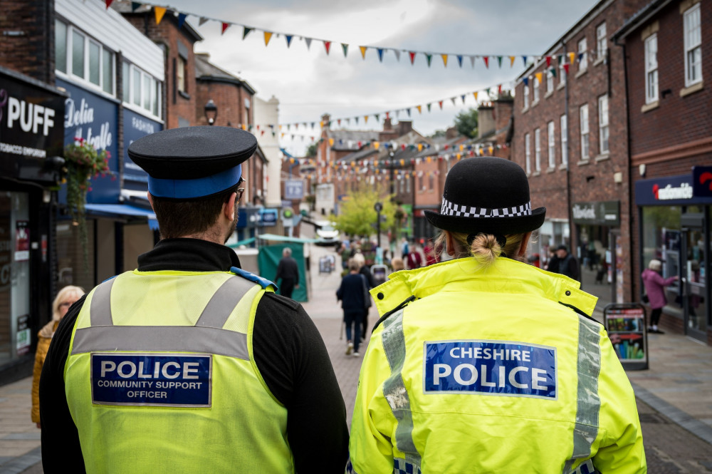 Police presence will be increased on New Year's Eve (Credit: Congleton Police) 