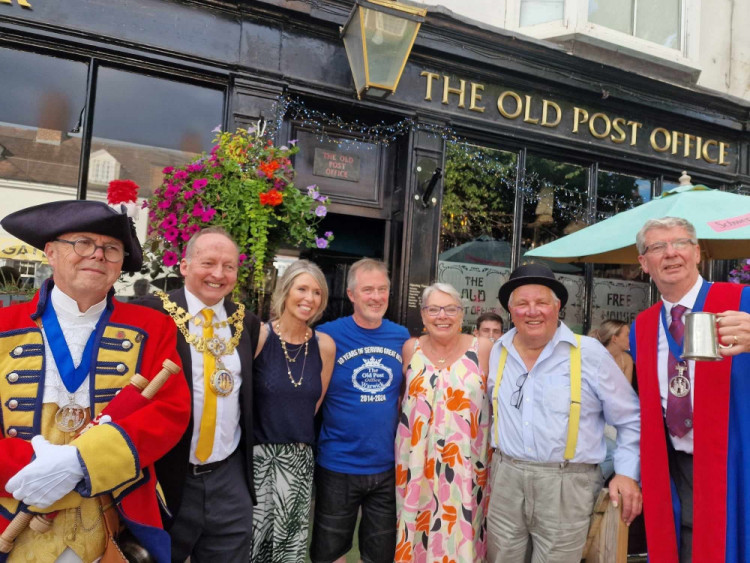 Mayor of Warwick Cllr Dave Skinner at The Old Post Office's 10th anniversary party (image supplied)