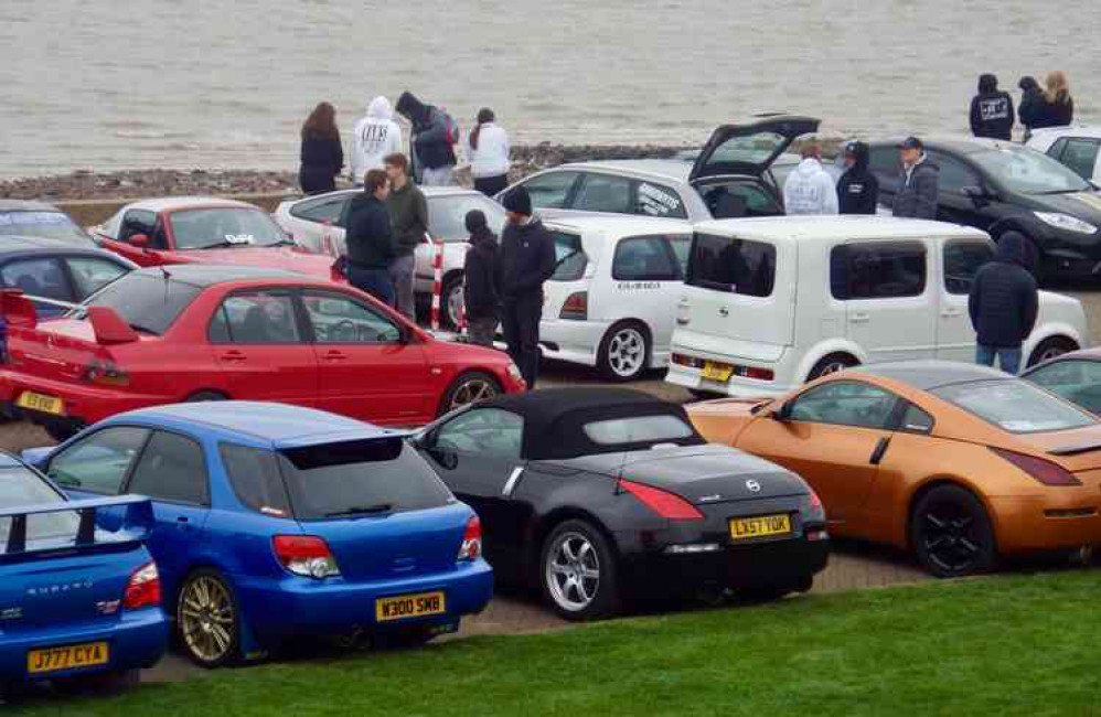 Lovely cars by the river River Stour