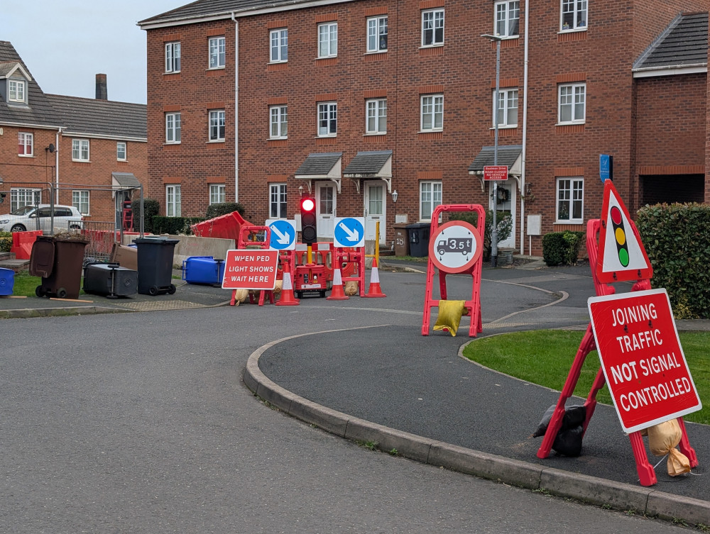 A 3.5 ton weight restriction has been introduced on The Redrow estate, in Etruria (LDRS).