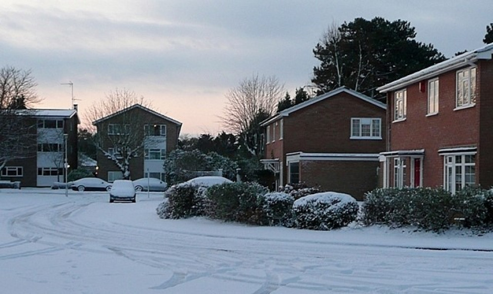 Maldon Close in the snow, December 2009. (Credit: Graham Horn on geograph.org.uk/p/1627383)