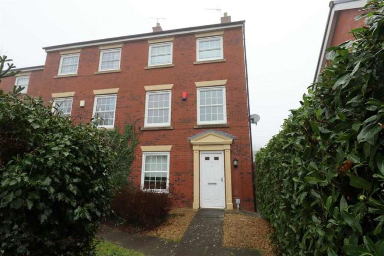 The three-bedroom property on Carter Close, Nantwich (Stephenson Browne).