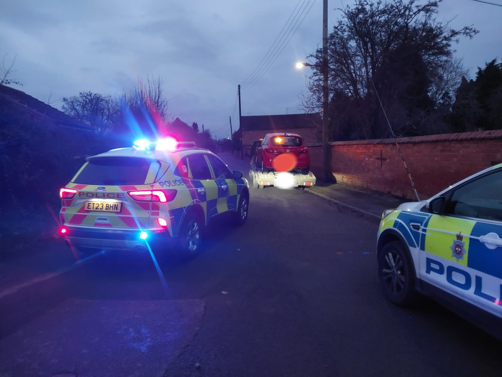 Police pursued the truck before the driver was arrested. Photo: Swadlincote SNT