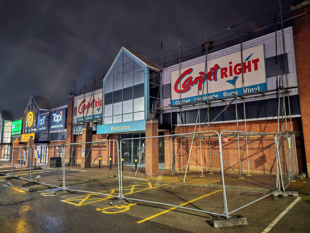 Superdrug is taking on the old Carpetright unit, Grand Junction Retail Park, after plans were submitted in early October (Ryan Parker).