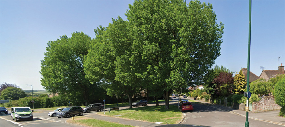  Maiden Castle Road's junction with Weymouth Avenue. 